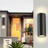 Buy cheap IP65 Aluminum Waterproof outdoor up and down led wall light for garden blue warm white white from wholesalers