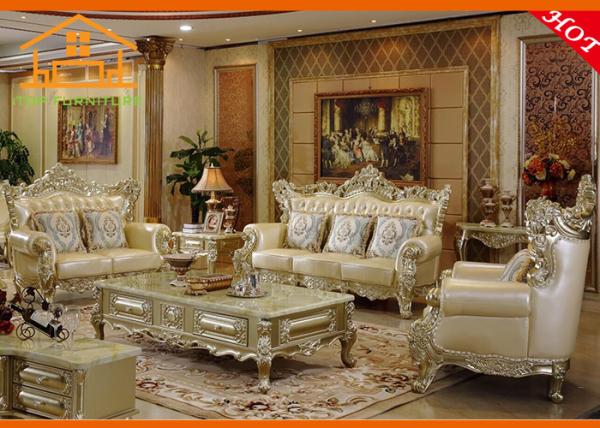 Buy cheap Classic European hand carved living room furniture solid wood carving antique furniture factory price living room sofa from wholesalers