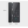 Buy cheap Smart WiFi Tuya Glass Door Lock Digital Fingerprint Electronic Password IC Card Access from wholesalers
