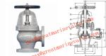 JIS F7306 MARINE CAST IRON ANGLE VALVE 2" to 14" IMPA 750216 750217 750218