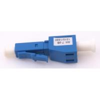 Buy cheap Blue LC Fiber Attenuator For Testing Equipment , Fixed Optical Attenuator 7 DB product