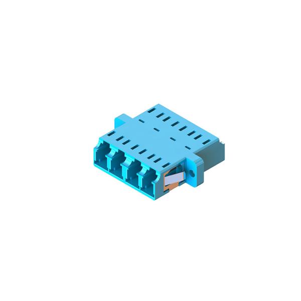 Buy cheap D4 Adapter fiber optic LC type with flange in multi colors and good wearability from wholesalers
