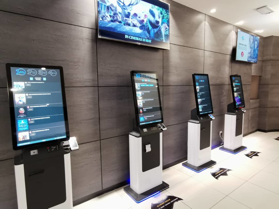 Capacitive Touch 10 Point Self Service Payment Kiosk with Passport Reader and Optional RFID