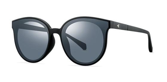 Buy cheap Popular Woman's Plastic Polarized Sunglasses Black Grey Polarized Lens Plastic Frames from wholesalers