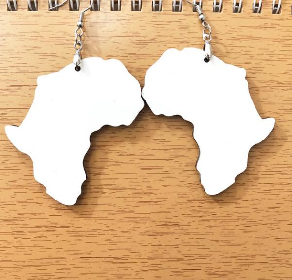 Buy cheap MDF Board Map Sublimation Earring Blanks for Anniversary from wholesalers
