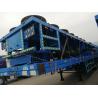 Buy cheap 40 Ton Long Flatbed Container Trailers for Wood/Log/Timber Transportation in Korea from wholesalers
