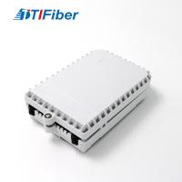 Buy cheap Fiber Optic Splitter Box 8 Port White ABS Or PC Material product