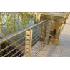 Buy cheap Safety Stainless Steel Railing Easy Installation With Round / Square Shape Post from wholesalers