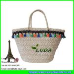 Buy cheap LDYP-009 high quality macrame decoration women summer cornhusk made natural from wholesalers