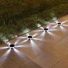 Buy cheap Aluminum Buried LED Solar Pathway Lights 3500K Underground Garden Decorated from wholesalers