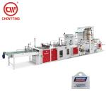 HDPE LDPE Poly 50 Micron Plastic Bag Manufacturing Machine Wave Top Tote Handle