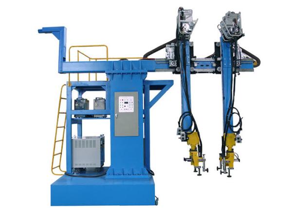 Buy cheap Cantilever Type Back CO2 Welding Machine , Automatic Steel Box Assembly Machine from wholesalers