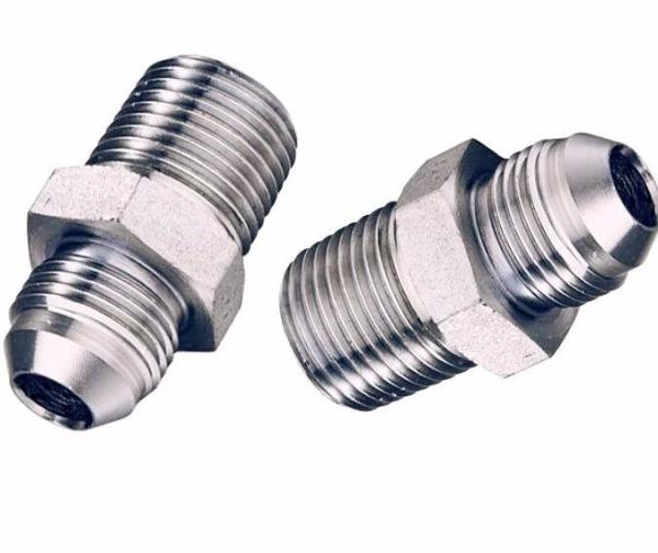 Buy cheap Jic Bsp Straight Union Tube Fittings SAE Flared Hydraulic Straight Fittings from wholesalers