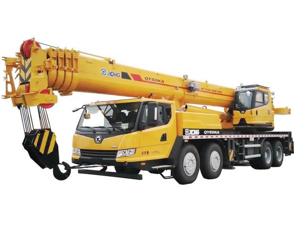 Buy cheap 50 Ton Telescopic Boom Truck Crane QY50KA For Lifting Construction from wholesalers