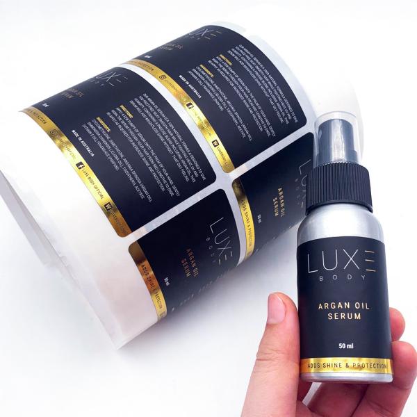 Buy cheap Custom Packaging Labels Plastic Bottle Labels For Essential Oil Serum from wholesalers