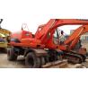 Buy cheap Used Doosan Excavator 150W-7 ,Hydraulic Excavator with Red Color from wholesalers