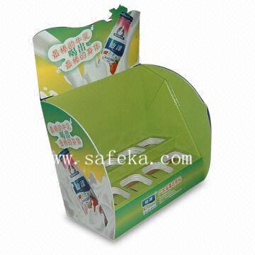 Buy cheap New Drinks POS Cardboard Counter display stand for promotion from wholesalers