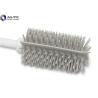 Buy cheap Plastic Bottle Housekeeping Brushes TPR Cup For Glass Cleaning White Gray from wholesalers