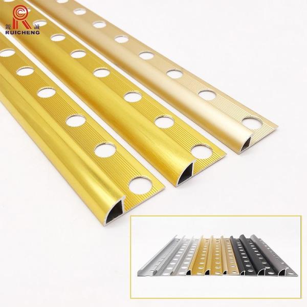 Buy cheap Floor Decoration Extrusion Round Tile Trim Ceramic Edge Aluminum Edge Trim from wholesalers