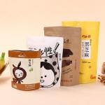 Custom Logo Print Food Packaging Bags Heat Seal Aluminum Foil Zipper Plastic