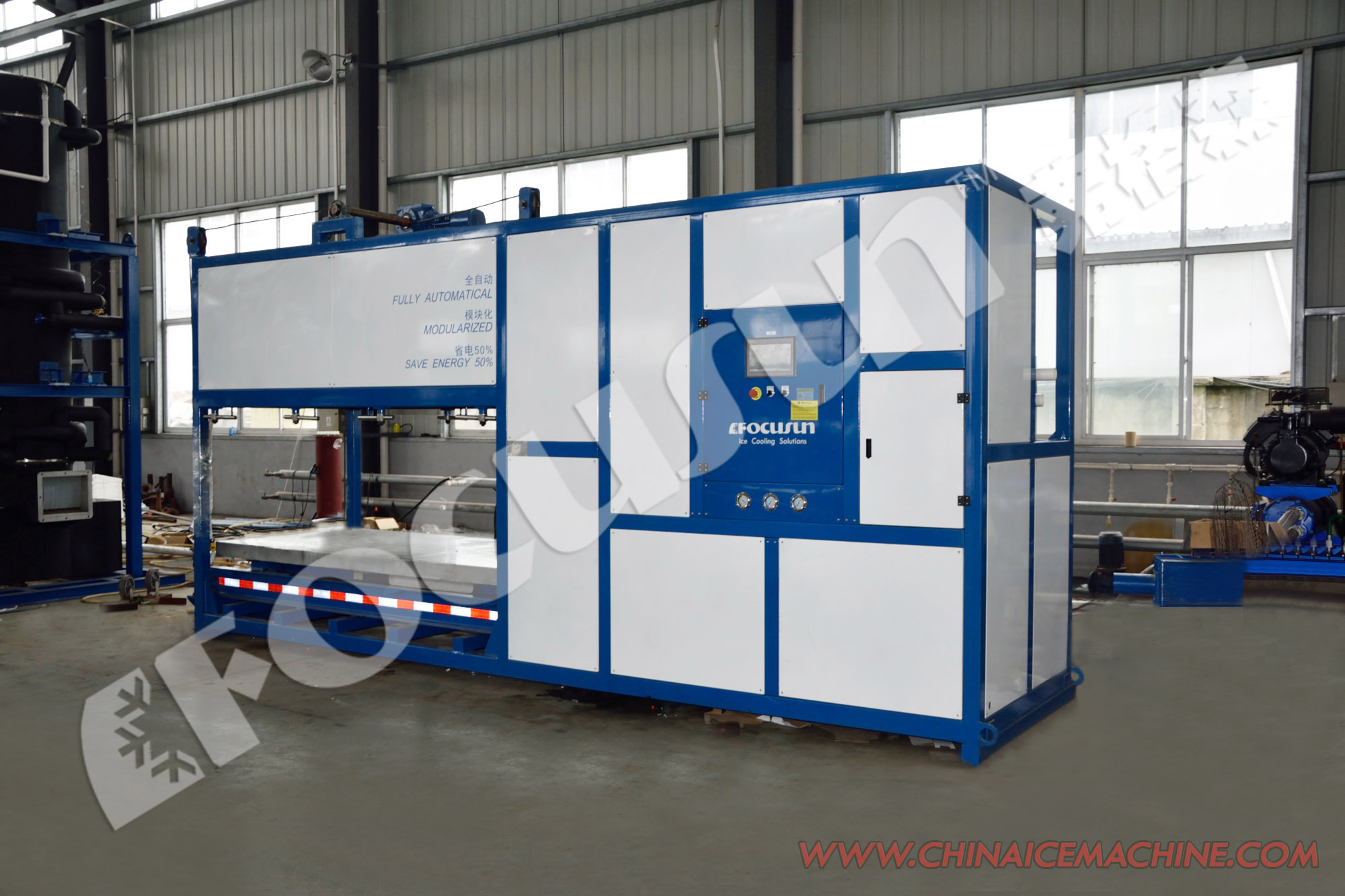 Industrial Ice Block Machine with 5 Ton Daily Production and Direct Cooling System