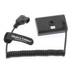NP FZ550 Dummy Battery to D tap Coiled Power Cable for Sony NP F570 970 Monitor