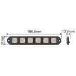 6LED Surface Mount Strobe Lights 18W LED Side Marker Lights IP67