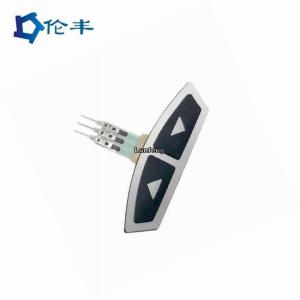 China Silicone Button Flexible Key Membrane Switch Tactile PET Circuit on sale