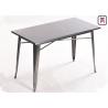 Buy cheap Industrial Style Metal Commercial Restaurant Tables Tolix Metal Table For Tolix Chair from wholesalers