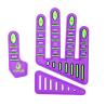 Buy cheap Lightweight Hollow TPR Patches Breathable Flexible Impact Protection In Safety Gloves from wholesalers