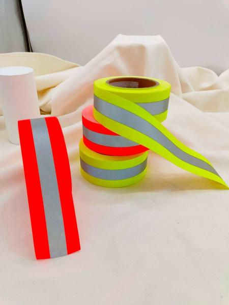 Buy cheap Flame Retardant High Visibility Silver Safety Reflective Tape For Clothing Firefighter suits Yellow Orange from wholesalers