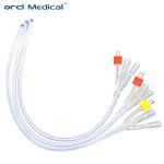 Disposable 3 Way Foley Catheter Silicone Foley Urethral Catheter Free Sample