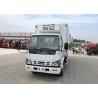 Buy cheap 3-5 Tons ISUZU 4×2 Refrigerated Van Truck , Freezer Box Vehicle For Meat / Fish from wholesalers