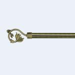 Curtain factory 28mm Anti-Brass Aluminum PND tail-on hook Twisted Pipe Curtain