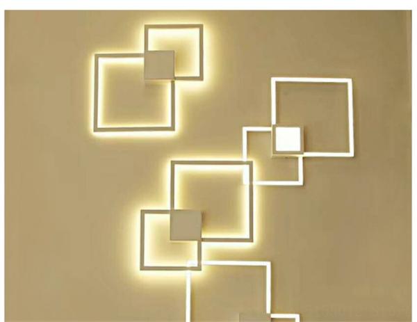 Buy cheap LED Geometric Wall Lamp Square Mounted Sconce Wall Lights （WH-OR-39) from wholesalers