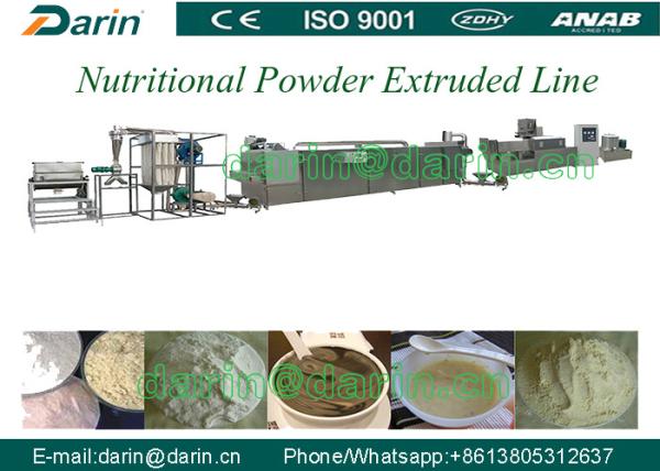 Buy cheap Rice Sesame Nutrition Powder automatic food making machine , twin screw Extruder from wholesalers