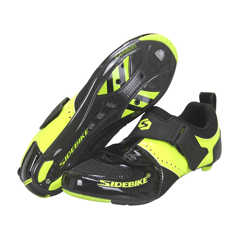 Slip Proof Sidebike Cycling Shoes / Triathlon Riding Shoes Fast Dry Sport Shoes