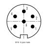 Buy cheap RIGOAL PA66 M16 Male Straight Connector 6P Screw Assembly Shielded Connector from wholesalers