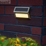 Warm Light 3000K Solar Wall Lamps Versatile Outdoor Solar Lamps 8-10 Hours