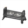 Buy cheap Height Adjustable Pet Double Bowl Tilt Feeding Rack Stainless Steel from wholesalers