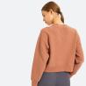 Buy cheap Loose Ladies Yoga Tops Casual Fitness Running Cotton Short Pullover Sweater from wholesalers