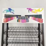 Nail Polish Display Floor Stand For Shop 12 Tiers Storage Racks