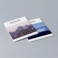Buy cheap Luxury Full Color Brochures , Printing Advertising Flyers Book FDA Certificate product