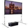 Buy cheap 16/9 250" Outdoor & Indoor fast fold rear projection screen , quick fold screen from wholesalers