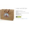 Buy cheap Heavy Striped Sailor Tote, Tone Box Tote, Eco-friendly Bag, Gift Bag, Resort Tote, Wedding Favor Bags, Tone Tote from wholesalers
