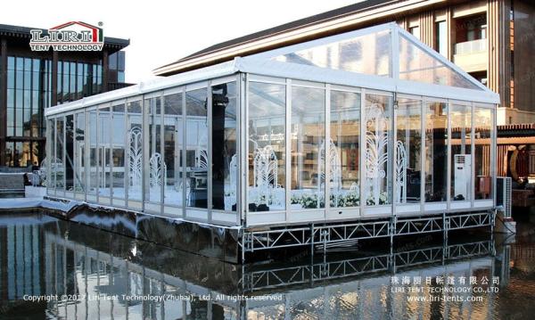 Buy cheap Exhibition Glass Wall Outdoor Event Tents 10x10m UV Resistant from wholesalers