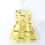 Summer Children Princess Cotton Silk Dress Thin Nightdress Off Shoulder