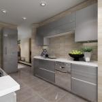 Modern Island Design Custom Kitchen Cabinets ready to assemble Sets Cuisine