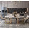 Buy cheap Marble Top Hotel Dining Table Fireproof from wholesalers