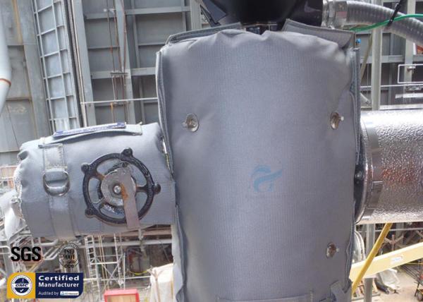 Buy cheap Transmitter Thermal Insulation Covers Removable Grey Fiberglass Materials 300℃ from wholesalers